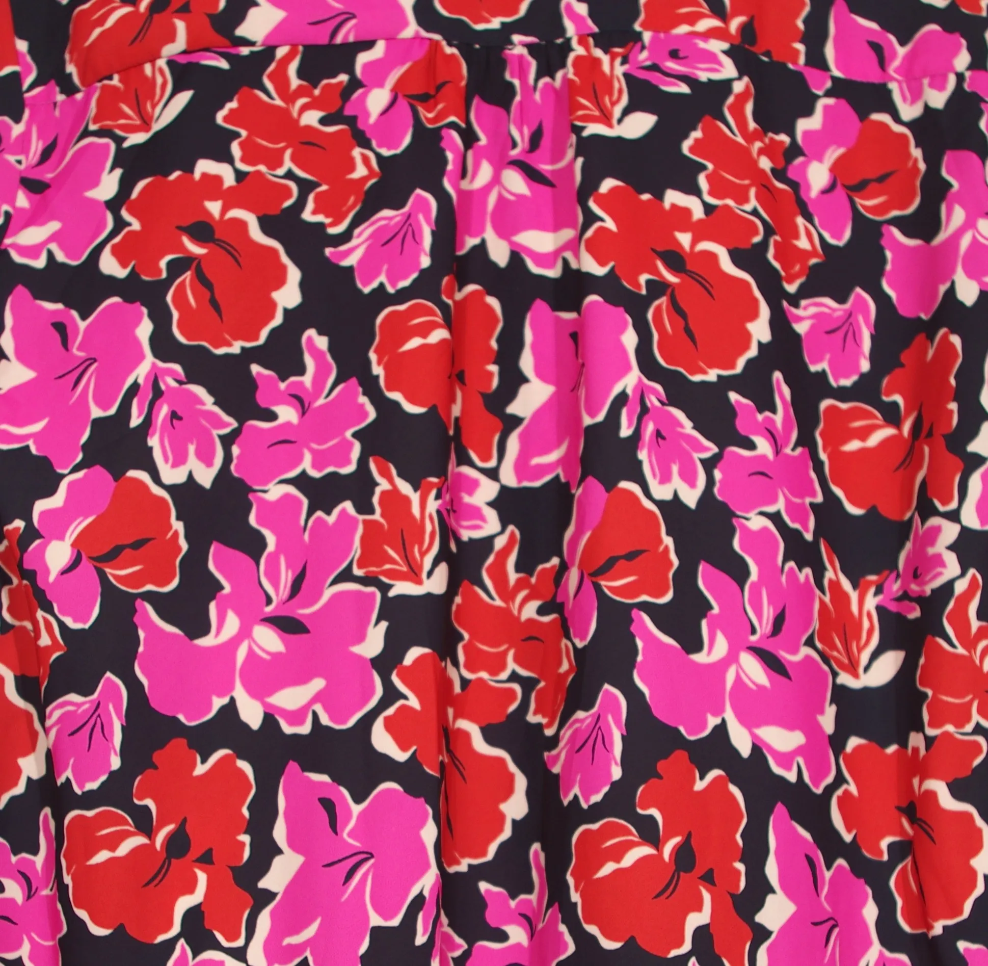 Robe à fleurs rose et rouges - Jaspal - XS