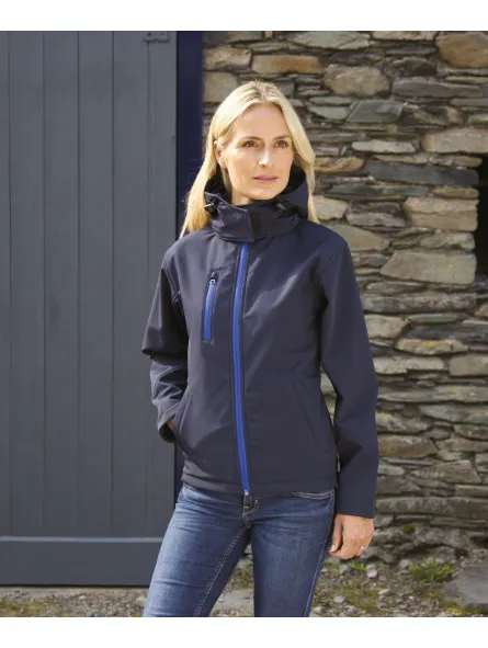 Veste softshell à capuche détacheable femme