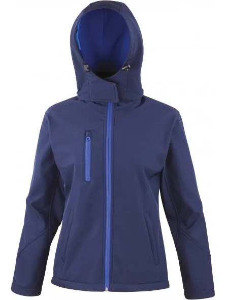 Veste softshell à capuche détacheable femme