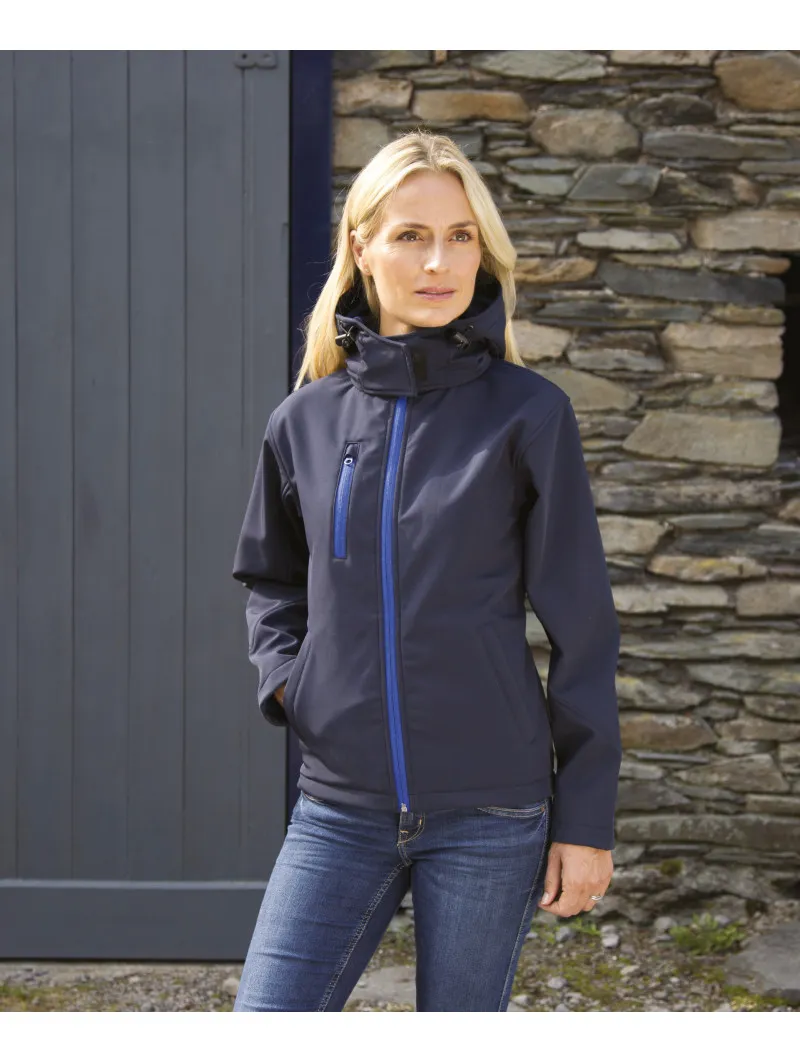 Veste softshell à capuche détacheable femme